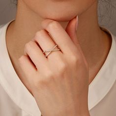 14k Solid Gold Criss Cross Ring, Dainty Crossed Ring, Pave Diamond Cz X Ring, Half Eternity Double Band Ring, Minimalist X Cross Round Ring - Etsy Elegant Rose Gold Diamond Midi Rings, Minimalist Rose Gold Cubic Zirconia Diamond Ring, Minimalist Diamond White Open Band Diamond Ring, Minimalist Diamond White Open Band Ring, Infinity Cubic Zirconia Rings Fine Jewelry, Delicate Vs Clarity Open Diamond Ring, Minimalist Cubic Zirconia Open Band Diamond Ring, Elegant White Gold Diamond Midi Rings, Delicate White Gold Open Diamond Ring