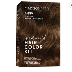 Madison Reed Radiant Hair Color Kit Delivers Gorgeous, High-Quality Hair Color For Multi-Tonal And Natural-Looking Results. Works On All Different Hair Types And Textures. Radiant Hair Color Is A Cream-Based Formula, Dermatologist-Tested, And Does Not Damage Your Hairit Has Been Shown To Actually Improve The Condition Of Your Hair. Formulated With Hair-Loving Ingredients And Is Free From Harsh Ingredients While Also Being Leaping Bunny Certified. One Radiant Hair Color Kit Has Everything You Nee Black Box Hair Dye Correction, Toners For Ash Gray Mashroom Brown Hair, Best Box Hair Dye Dark Brown, Best Chocolate Brown Hair Dye, Box Hair Dye For Dark Hair, Best Hair Dye Box At Home Brunette, Ash Brown Hair Box Dye, Dark Brown Hair Dye Box At Home, At Home Brown Hair Dye