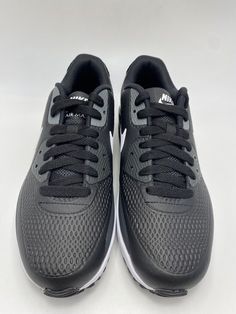 Nike Air Max 90 G Black White Anthracite Shoes (CU9978 002) Men's Size 12.5  | eBay Nike Synthetic Lace-up Running Shoes, Nike Air Max For Sports With Fade-resistant Feature, Nike Air Max Sports Shoes Fade-resistant, Nike Air Max Fade-resistant Sports Shoes, Black Running Shoes With Perforations And Round Toe, Nike Air Max With Synthetic Material, Black Sports Sneakers With Perforations, Black Sneakers With Perforations For Sports, Black Fade-resistant Nike Air Max