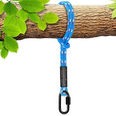 PRICES MAY VARY. SIZE: The total length is 4.92 ft(59.05 inch). Tree swing Rope Weight limited: 2500 LB. Carabiner weight limited: 1000 LB. HIGH QUALITY: Our rope is made of braid 0.39 inch polyester rope which features excellent abrasion-resistance, high strength and long lasting performance which guarantees long-life utilization. Rope end first sew then soft plastic cover is safer to use. The sewn cord eliminates having a knot in the system. Carabiner is made of strong metal. MULTIFUNCTIONAL: Hammock Tree, Outdoor Swings, Tree Chair, Playground Accessories, Indoor Swing Chair, Tire Swings, Rope Hammock, Playground Set, Indoor Swing