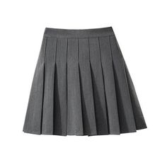 Olivia Mark - High-Waisted Pleated Skirt in Black and Gray, Ideal for School with Anti-Slip Design Grey School Skirt, Grey Pleated Skirt, School Skirt, Grey Skirt, Clothing Shopping, High Waisted Pleated Skirt, School Clothes, Skirt Pleated, Gray Skirt