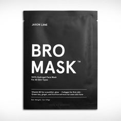 Bro Mask | Paper Source Face Care Acne, Best Sheet Masks, Korean Face Mask, Mask For Men, Hydrating Face Mask, Korean Face, Just For Men, Best Masks, Best Face Mask