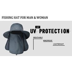 Stay Cool and Protected Under the Sun Introducing our Summer QuickDry UV Protection Fisherman Cap with Face Neck Cover, the ultimate companion for your outdoor adventures. Crafted with high-quality polyester, this cap ensures durability and comfort even during the hottest days. Features: Quick-drying material UV protection Removable face and neck cover Multifunctional design Flat top style Benefits: Stay dry and comfortable all day long with the quick-drying fabric. Protect yourself from harmful Durable Solid Sun Hat For Outdoor Activities, Durable Sun Hat For Outdoor Activities, Durable Solid Color Sun Hat For Outdoor Activities, Wear-resistant Black Hats For Outdoor, Black Wear-resistant Hats For Outdoor, Adjustable Wear-resistant Hat For Outdoor Activities, Windproof Khaki Hats For Outdoor, Windproof Khaki Outdoor Hats, Wear-resistant Outdoor Baseball Cap