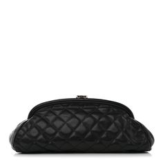 This is an authentic CHANEL Caviar Quilted Timeless Clutch in Black. This stylish clutch is beautifully crafted of diamond quilted caviar leather. The clutch features a polished silver kiss lock in the form of a Chanel CC logo that opens to a black leather interior with a zipper pocket. 1407444 Luxury Quilted Clutch For Formal Occasions, Luxury Quilted Clutch For Formal Events, Elegant Quilted Evening Clutch, Elegant Quilted Clutch For Evening, Elegant Quilted Clutch For Formal Occasions, Quilted Clutch For Evening, Chic Quilted Evening Clutch, Formal Quilted Clutch, Luxury Clutch With Silver-tone Hardware