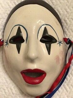 Mime Ceramic Wall Mask 1980’s | eBay Mime Mask, Mask Types, Wall Mask, Deco Wall, Art Deco Wall, Types Of Art, House Decor, Decorative Pieces, Halloween Face Makeup