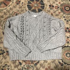 Brand New With Tag And From A Smoke Free Home. Yes It Is Still Available! I Discount Bundles And Ship Within Three Days Of Purchase. Cozy Cable Knit Cropped Sweater, Cozy Cable Knit Cropped Sweater For Winter, Cozy Cable Knit Cropped Sweater With Crew Neck, Cozy Cropped Knit Sweater With Crew Neck, Yes It Is, Chunky Knit Sweater, Chunky Knits Sweater, Three Days, Chunky Knit