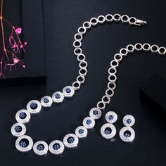 https://www.africa-lace.com/wp-content/uploads/2021/12/JW3040.mp4 Style:  Cubic Zirconia Necklace Earring  for bridal Necklace Set Metal: Brass Gemstone: AAA +Cubic zirconia Jewelry type: Earrings, Necklace Necklace length: 46cm Earring length :2.7cm If  the photo are 100% completed reflect of products color ? Sometimes due to lighting environment on taking photo, the different monitor of PC or mobile screen may be a little difference on Color deviation , Which is also quite normal. We insisted Crystal Jewerly, Shape Party, Jewerly Set, Airbnb Promotion, Dangle Necklace, Wedding Jewelry Set, Bridal Necklace Set, Zirconia Necklace, Dangle Necklaces