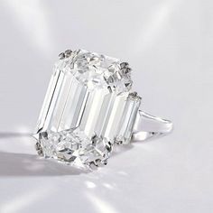 2.60 Ct Emerald Cut 3-Stone w/ Baguette Diamond Engagement Ring G, VS1 Genuine #KingofJewelry #ThreeStone 3 Stone Emerald Cut Ring, New York December, Diamond Baguette, Emerald Cut Diamond, Emerald Cut Diamonds, Gorgeous Jewelry, Emerald Cut, Lalique, Wedding Photo