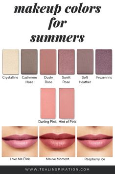 True Summer Color Palette Outfits, Color Analysis Summer, Summer Skin Tone, Cool Summer Palette, Light Summer Color Palette, Soft Summer Palette, Soft Summer Color Palette, Imagenes Mary Kay