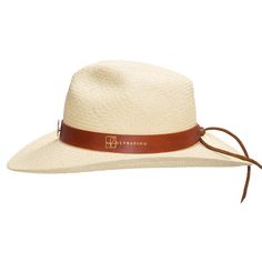 Ocean Western is a Southern-inspired Panama hat made for the long haul. It features a 3 ½” stiffened brim with raised edges and a wire to hold its shape. Handwoven from 100% Toquilla straw and finished with a handcrafted leather hatband, teardrop pinched crown and a sea turtle pin for details. The Ocean Western Panama hat was created with the purpose of donating 5% of each Ocean Western sold to the Sea Turtle Conservancy, the world’s oldest sea turtle research and conservation group that carries Adjustable Flat Crown Toquilla Straw Hat, Adjustable Toquilla Straw Fedora For Travel, Toquilla Straw Ranch Hat With Short Brim, Leather Fedora With Curved Brim For Beach, Wide Brim Leather Fedora For Beach, Wide Brim Leather Fedora For The Beach, Spring Leather Fedora With Curved Brim, Leather Hats For Beach In Summer, Western Toquilla Straw Hat For Travel