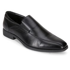 PRICES MAY VARY. ELEGANT DETAIL: From the Van Heusen shoes collection, the Teller mens slip on dress shoes are an elegant yet sensible complement to any formal outfit. These men's dress shoes show an understated and tasteful fashion CLASSIC LOAFERS: Slip on dress shoes for men possess a timeless style that makes them the classic choice of mens black dress shoes for that all-important meeting or first impression ENGINEERED LEATHER: The engineered leather in our mens leather loafers retain the loo Comfortable Dress Shoes, Classic Loafers, Mens Black Dress Shoes, Mens Leather Loafers, Dress Shoes For Men, Men's Dress Shoes, Shoe Image, Slip On Dress Shoes, Slip On Dress