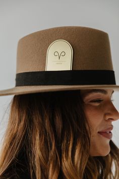 Laser cut gold metal cards to fit into your hat band. This edgy and unique accessory gives you a fun way to confidently show the world who you are. Dimensions - 5 cm x 7.5 cm Material - Laser Etched Metal Laser Etched Metal, Boho Cowgirl, Women Hats Fashion, Hat Size Chart, Boho Hat, Halo Style, Wearing A Hat, Western Hats, Western Boho