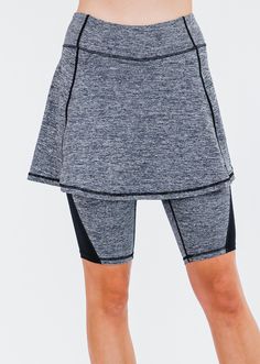 Midi Lycra® Sport Skirt With Attached 10" LeggingsFit & Sizing Inseam Length 10” (Size S) Skirt Length (waist to hem) 14.75” (Size S) If you are between sizes, or in doubt, please choose one size bigger than your usual size. Features Zippered pocket at the back for keys, cards, etc Stretchy Lightweight Durable Abrasion resistant Care Rinse in cold water to wash off any chemicals, chlorinated water or saltwater Machine wash in cold water on gentle cycle Lay flat to High Stretch Athleisure Skort With Built-in Shorts, Stretch Athleisure Skort With Built-in Shorts, Workout Mini Skirt With Built-in Shorts, Spring Athleisure Lined Mini Skirt, Sports Skirt With Built-in Shorts And Stretch, Spring Cheerleading Skort With Built-in Shorts, Fitted Athleisure Skort With Built-in Shorts, Workout Skirt With Built-in Shorts, Fitted Mini Skirt With Built-in Shorts For Cheerleading