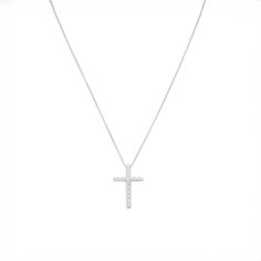 [Diamond Engagement Rings, Diamond Stud Earrings, and Gold Jewelry Online]-Angelucci Jewelry Sterling Silver Cross Necklace With Adjustable Chain, Sterling Silver Crucifix Cross Necklace With Adjustable Chain, Classic Necklaces With Silver Chain And Cross Pendant, Classic Necklace With Silver Chain And Cross Pendant, White Gold Sterling Silver Cross Necklace With Adjustable Chain, Sterling Silver White Gold Cross Necklace With Adjustable Chain, Silver Cross Pendant Jewelry, White Gold Cross Necklace With Adjustable Chain, Classic Silver Chain With Cross Pendant