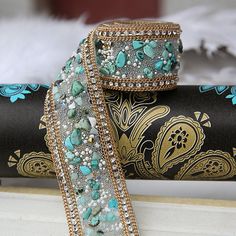 3d Dress, Diamond Belt, Beads Art, Diy Wedding Dress, Belt Fashion, Rhinestone Appliques, Rhinestone Trim