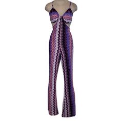 L.I.F.E “Love Is For Eternity” Sexy Jumpsuit Size: Xl Knitted One Piece Bell Bottom Open Back Elastic In The Back Adjustable Straps New With Tags Chic Purple Beach Jumpsuits And Rompers, Purple Sleeveless Jumpsuit For Vacation, Chic Purple Jumpsuits And Rompers For Beach, Trendy Purple Summer Jumpsuits And Rompers, Chic Purple Jumpsuit For The Beach, Chic Purple Jumpsuit For Beach, Purple Stretch Jumpsuits And Rompers For Summer, Purple Beach Jumpsuits And Rompers, Fitted Purple Jumpsuits And Rompers For Loungewear