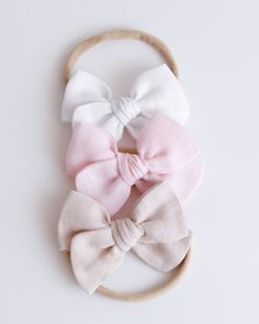 Baby headband baby bow White Adjustable Bow With Butterfly Knot, White Bow Tie Hair Accessories For Summer, Cute Summer Bow With Ribbon, White Summer Bow For Gifts, White Headband With Bow Tie, White Bow Tie Headband, Pink Satin Bow Hair Accessories For Summer, Cute Pink Summer Bow, Pink Hair Accessories With Satin Bow For Summer