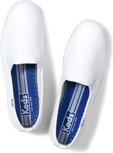 Keds Shoes Official Site Champion Leather Slip On Casual Leather Slip-ons For Streetwear, Sporty Leather Slip-ons With Vulcanized Sole, White Slip-on Sneakers For Everyday, Sporty Slip-on Sneakers With Perforated Toe Box For Everyday, Casual Slip-ons With Vulcanized Sole For Spring, Trendy Low-top Slip-on Sneakers For Everyday, Everyday Slip-ons For Spring, Low-top Sneakers With White Sole For Everyday Use, Everyday White Slip-on Sneakers With Rubber Sole