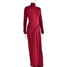 Please refer to our sizing chart for a guideline when choosing a size. 5 business days order processing time. 90% polyester 10% spandex. Chic High Neck Stretch Maxi Dress, Chic Stretch High Neck Maxi Dress, Stretch Long Sleeve Solid Color Maxi Dress, Winter Floor-length Long Sleeve Dress, Formal Long Sleeve Maxi Dress For Fall, Elegant Long Sleeve Floor-length Dress For Winter, Elegant Long Sleeve Floor-length Winter Dress, Elegant Floor-length Long Sleeve Dress For Winter, Stretch Solid Color Maxi Dress For Fall