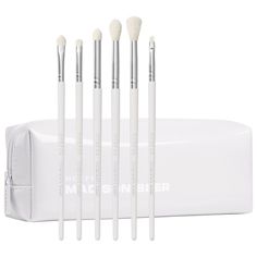 Morphe x Madison Beer Channel Surfing 6-Piece Eye Brush Set - Morphe | Sephora Beer Collection, Eye Brushes Set, Beauty Brushes, Eye Looks, Makeup Store, Skincare Organization, Antiperspirant Deodorant, The Madison, Eye Brushes