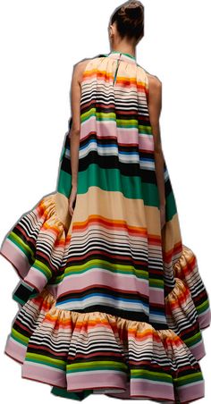 Playful Multicolor Ruffle Dresses, Playful Multicolor Ruffled Sundress, Trapeze Silhouette Dress, Red Trapeze Dress, Trapeze Dress 50’, Trapeze Dress, Dress With Bow, High & Low, Silk