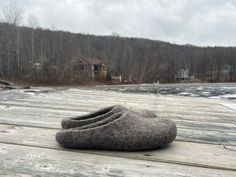 If You are looking for Felted wool barefoot slippers for man , these handmade boiled wool clogs are perfect choice. The low back felt slippers guarantee comfy walking at home or warm feet after cold bath in nature.  These hand felted slip on warm mules can be  made of dark or light brown, light or dark gray, natural white or black boil wool.  The handmade boiled wool clogs are warm, flexible, lightweight. Your feet will thank you at the moment when you put the slippers on.  These boiled wool foo Cold Bath, Wool Clogs, Felt Slippers, Wool Slippers, Felted Slippers, Boiled Wool, Hand Felted, Natural Latex, Felted Wool