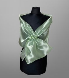 A very elegant and light shawl for your evening wear or wedding dress made of the fine organza Color: Mint Lime green / spring green / light green Size : S-M or L -XL ( for larger ladies) You can wear it on your shoulders as a wrap and adjust to your size by tightening one side of the wrap through the loop. It is very versatile. More colors available, please ask. We accept credit cards. Silk Satin Scarf For Summer Evenings, Summer Evening Satin Silk Scarf, Silk Shawl For Spring Formal Events, Silk Shawl For Spring Formal Occasions, Silk Shawl For Formal Spring Events, Spring Formal Silk Shawl, Silk Scarf For Party In Spring, Silk Scarf For Spring Party, Elegant Silk Shawl Scarf For Spring