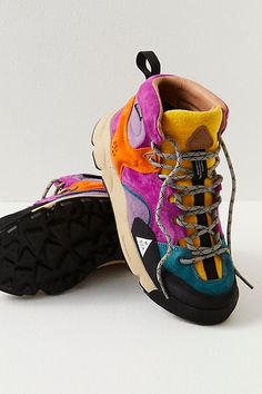 Sneaker Pimps, Coolest Outfits, Bright Sneakers, Flower Mountain, Mid Sneakers, Colorful Sneakers, Hiking Sneakers, Rocky Road, Ankle Support