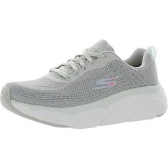 PRICES MAY VARY. Shaft measures approximately from arch Lightweight and responsive Ultra Go midsole foam Skechers Air Cooled Goga Mat insole Breathable mesh upper with Haptic printed details Soft fabric lining Haptic printed max cushion running shoe. Gray Synthetic Running Shoes For Light Sports, Synthetic Running Shoes With Arch Support, Gray Mesh Sneakers With Ortholite Insole, Gray Synthetic Sneakers With Breathable Mesh, Mesh Running Shoes With Gel Cushioning And Round Toe, Mesh Running Shoes With Gel Cushioning, Synthetic Running Shoes With Arch Support For Walking, Gray Breathable Mesh Synthetic Sneakers, Breathable Synthetic Gray Running Shoes