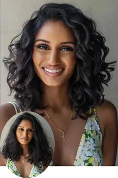 Wavy Styles For Medium Hair, Thick Wavy Shoulder Length Hair, Mid Length Hairstyles For Wavy Hair, Curly To Straight Hair Before And After, Shoulder Length Wavy Hair With Curtain Bangs, Long Bob Wavy Hair Natural, Mid Length Curly Haircut, Long Wavy Haircuts Naturally Curly, Hair Cuts For Curly Hair Natural Curls