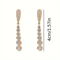 Crystal diamond formal-styled bridal drop earrings. To avoid tarnish, limit exposure to water, perfume, or body cream.

2-day processing. Shipped in 4-7 days. Diamond White Elegant Bridal Earrings For Party, Formal Teardrop Chandelier Earrings With Diamond Accents, Teardrop Chandelier Earrings With Diamond Accents For Formal Occasions, Elegant Teardrop Diamond White Crystal Earrings, Elegant Teardrop Crystal Earrings In Diamond White, Glamorous Diamond White Diamond Earrings For Formal Occasions, Elegant Bridal Earrings In Diamond White For Formal Occasions, Glamorous Diamond White Diamond Earrings For Formal, Elegant Diamond White Bridal Earrings For Formal Events