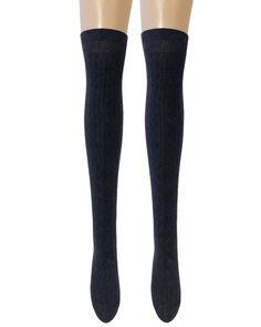 Keep warm while looking fashionable with these trendy boot socks. The boot socks feature a classic cable knit pattern that will go great with anything. These socks can be worn in a number of ways with countless styles. Wear them with shorts, skirts, dresses and more. Have them pulled up and peeking out of knee-high boots, or scrunched down over mid-calf boots and booties. Made with a soft cotton blend, these boot socks are super comfy and will keep the chills away. Washing instructions: hand was Knee-high Cable Knit Socks For Stocking Stuffers, Fall Cable Knit Knee-high Socks, Stretch Cable Knit Knee-high Socks, Thigh High Cable Knit Socks For Stocking Stuffer, Cozy Fitted Cable Knit Knee-high Socks, Thigh-high Cable Knit Socks For Stocking Stuffers, Knee-high Cable Knit Leg Warmers, Casual Fitted Cable Knit Knee-high Socks, Thigh High Cable Knit Socks