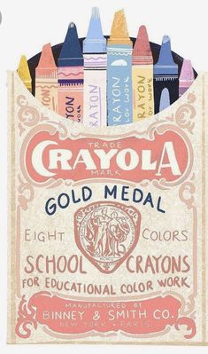 crayola gold medal school crayons for education and work by henry smith