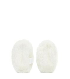 style details: Keep your little one snug and warm throughout the colder months with these white slippers from Bonpoint. Inspired by bunny rabbits, they’re crafted from ultra-soft faux fur, and embellished with playful ears. upper: fabric; lining: fabric; sole: fabric insole and sole; round toe; Designer colour name: Off White.size & fit: If you have any questions, please call our customer care team at 0808 101 3473 Insole length size O/S = 10cm-4'; Size O/S = EU shoe size 16/18.delivery & free r Cozy White Closed Toe Slippers, White Soft Sole Slippers For Winter, Cozy White Slippers With Plush Lining, White Synthetic Winter Slippers, White Fluffy Slippers With Round Toe, White Fluffy Indoor Slippers, Fluffy White Indoor Slippers, Cute Slippers Fluffy For Kids, Baby Girl Shoes Slippers