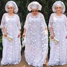 Dress length 139cmBust 180cmWaist 180cmSleeve Length 52cmIt hasnt Headtie. Latest Bubu Gown Style, Bubu Styles, Boubou Styles For Women, Kaftan Styles, Bubu Gown Styles, Nigerian Lace Styles, African American Fashion, Kaftan Designs, Lace Gown Styles