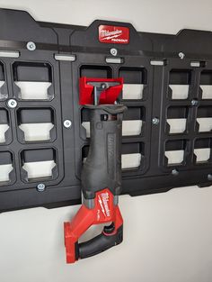 a tool holder is mounted on the wall