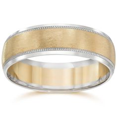 men's wedding band with two tone gold inlay and white diamond accents, 8mm