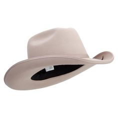 Wool Felt Cowboy HatMade of 100% Wool.One size fits most.Fitting up to M.Has a curled up brim with matching ribbon trim.A double ridge crown with elastic tie in sweatband.Adult/Unisex.A great hat for any cold weather event or any casual evening.13(W) X 15(L) X 5(H) inches.All Seasons.Dry Clean Only.Imported. Adjustable Brimmed Felt Hat For Country Events, Adjustable Brimmed Fedora For Rodeo, Adjustable Fit Brimmed Fedora For Country Events, Adjustable Brimmed Felt Hat For Kentucky Derby, Adjustable Curved Brim Felt Hat For Kentucky Derby, Adjustable Felt Hat With Curved Brim For Kentucky Derby, Adjustable Fedora Felt Hat For Country Events, Adjustable Brimmed Hats, Adjustable Solid Color Hat Bands For Kentucky Derby