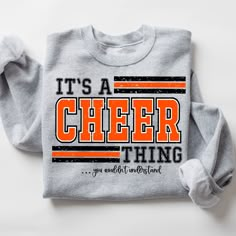 Alumni Cheer Shirts, Homecoming Cheer Shirts, Competition Cheer Shirts Design, Cute Coaching Outfits, Cheer Tshirt Designs Ideas, Cheer Designs For Shirts, Cheerleader Shirt Ideas, School Cheer Shirts, Cheer Shirts Designs