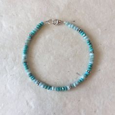 image 1 Sundance Style, Silver Beaded Bracelet, Stack Bracelet, Beads Bracelet Design, Silver Bead Bracelet, Sleeping Beauty Turquoise, Jewerly Diy, December Birthstone, Bracelet Stack