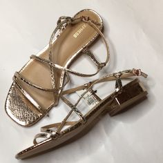 Rose Gold Metallic Sandals Black High Heel Sandals, Lace Up Gladiator Sandals, Ankle Tie Sandals, Strappy Sandals Flat, Braided Sandals, T Strap Heels, Women's Espadrilles, Metallic Sandals, Black Wedge Sandals