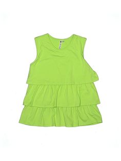 CR Kids Dress Size: 14 Green Skirts & Dresses - new. 50% COTTON, 50% POLYESTER, DropWaist, Ruffles, Short, Sleeveless | CR Kids Dress - DropWaist: Green Skirts & Dresses - New - Size 14 Solid Color Spring School Dress, Sleeveless Summer School Dress, Casual Solid Dresses For School, Spring Stretch Dresses For Playwear, Casual Ruffled Dresses For School, Sleeveless Spring Dress For School, Sleeveless Spring Dresses For School, Green Short Sleeve Playwear Dress, Solid Color Summer School Tops