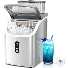 an image of a frozen drink maker with ice in it