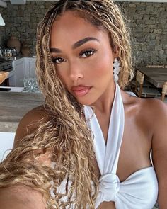 Blonde Pick And Drop Braids, Angel Braids, Vacation Hairstyles, Goddess Braids Hairstyles, Blonde Braids, Braids Hairstyles Pictures, Cute Box Braids Hairstyles, Hairstyle Inspiration, Protective Hairstyles Braids