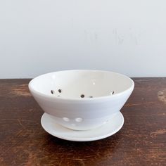 Colander BowlTablewareNagamochi Shop Ceramic Studio, Local Artisans, Small Family, Toronto Canada, Handmade Natural, Toronto, Tea Cups, Porcelain, Bowl