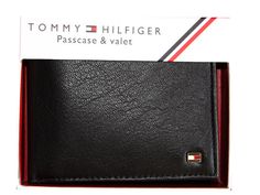 Tommy Hilfiger Black/Brown Leather Men's Wallet 707 FREE SHIPPING Men's Wallet, Black And Brown, Brown Leather, Tommy Hilfiger, Genuine Leather, Coin