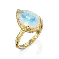 Large Moonstone Ring, Gold Moonstone Ring, Ring Moonstone, Colored Engagement Rings, Moonstone Crystal, Bottle Necklace, Moonstone Jewelry, Band Engagement Ring, Crystal Ring