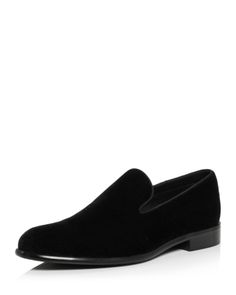 The Men's Store at Bloomingdale's Men's Slip On Formal Loafers - 100% Exclusive Tuxedo Shoes For Men, Leather Shoes Men Formal, Grooms Shoes, Prom Shoes Black, Groom Wedding Shoes, Black Loafers Men, Black Wedding Shoes, Black Formal Shoes, Official Shoes