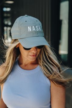 We love a minimalist approach to repping Nashville! Our new lightweight caps are perfect for those summer days. 100% nylon Low Crown Unstructured Six-panel Adjustable cloth strap Gray Hat For Summer Sports, Gray Baseball Cap For Summer Beach, Lightweight Casual Baseball Cap, Gray Curved Bill Hat For Summer, Adjustable Green Baseball Cap For Everyday Summer Use, Urban Adjustable Hats For Summer, Adjustable Gray Baseball Cap For Summer, Gray Adjustable Baseball Cap For Summer, Urban Style Adjustable Hats For Summer