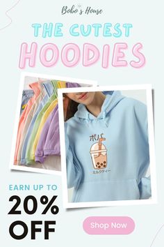 EARN UP TO 20% OFF A beautiful haven of unique east-Asian crafts that aims to bring happiness to everyone all over the world! obsessed with all things cute, inspired mostly by the wildly popular Foodie, Anime, Cosplay, Manga culture, and Ulzzang styles that truly never fails to bring smiles to our faces and take us right back to when we were carefree kids. Asian Crafts, Boba Milk Tea, Boba Milk, East Asian, Soft Hoodie, Ulzzang Fashion, All Things Cute, Everyday Accessories, Bring Happiness